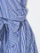 Ralph Lauren Kids فستان مربوط بخطوط رفيعة