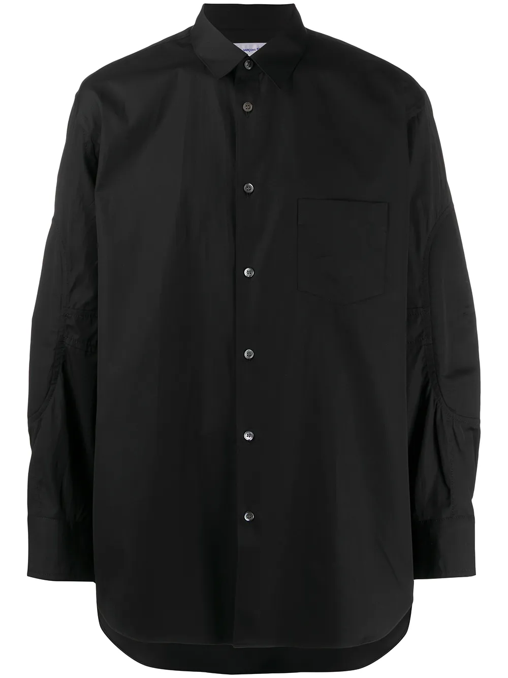 

Comme Des Garçons Shirt camisa con bolsillo de parche - Negro