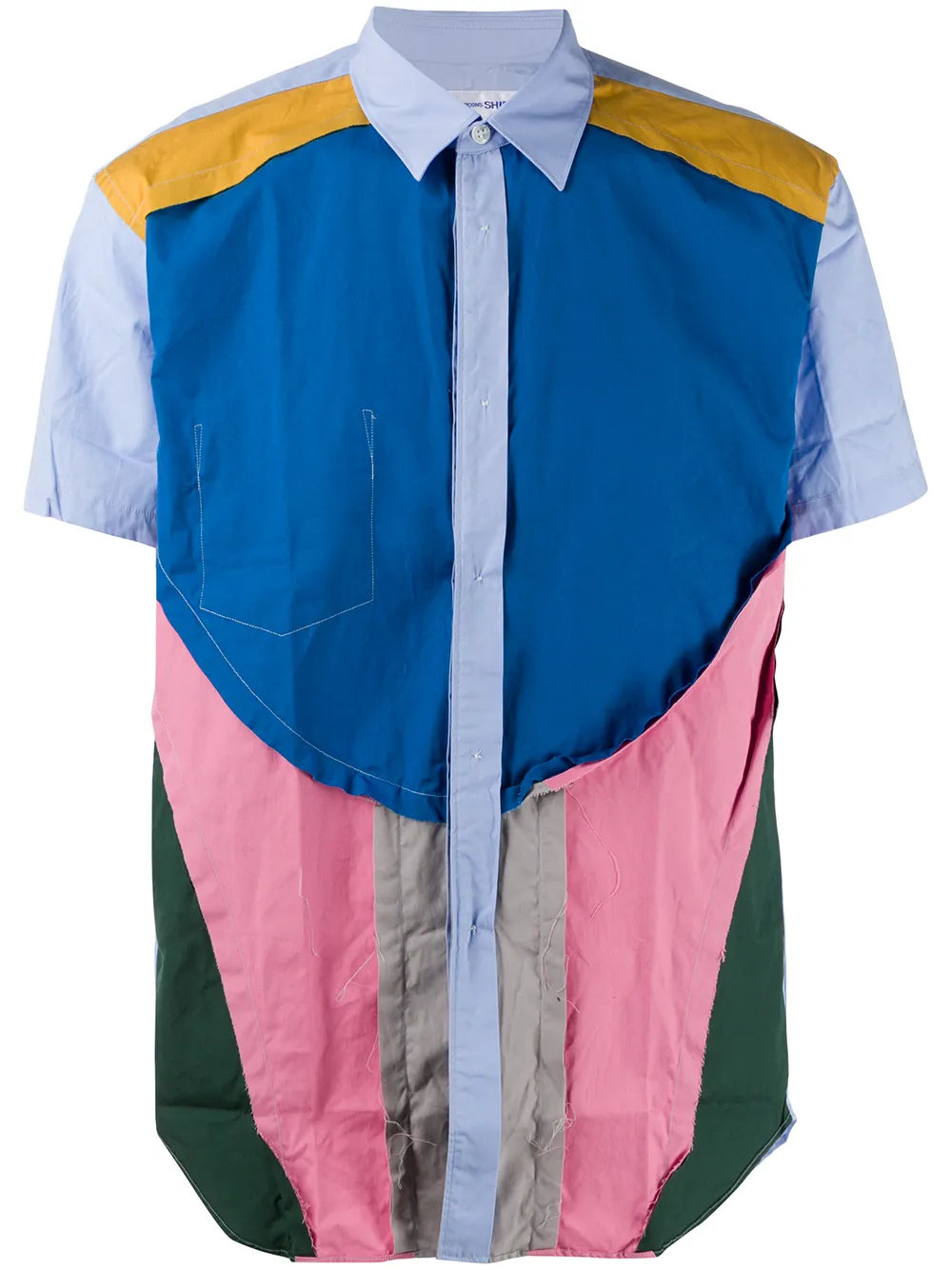 

Comme Des Garçons Shirt colour block shirt - Blue