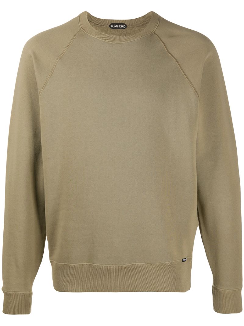 Tom Ford Raglan Sleeve Sweatshirt In Green