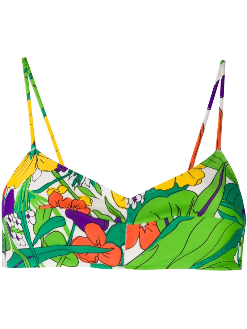 ROSEANNA BOTANIQUE WATERS BIKINI TOP
