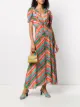 Image 2 of Saloni striped button-up dress