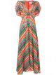 Image 1 of Saloni striped button-up dress