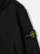 Stone Island Junior logo patch high collar jacket