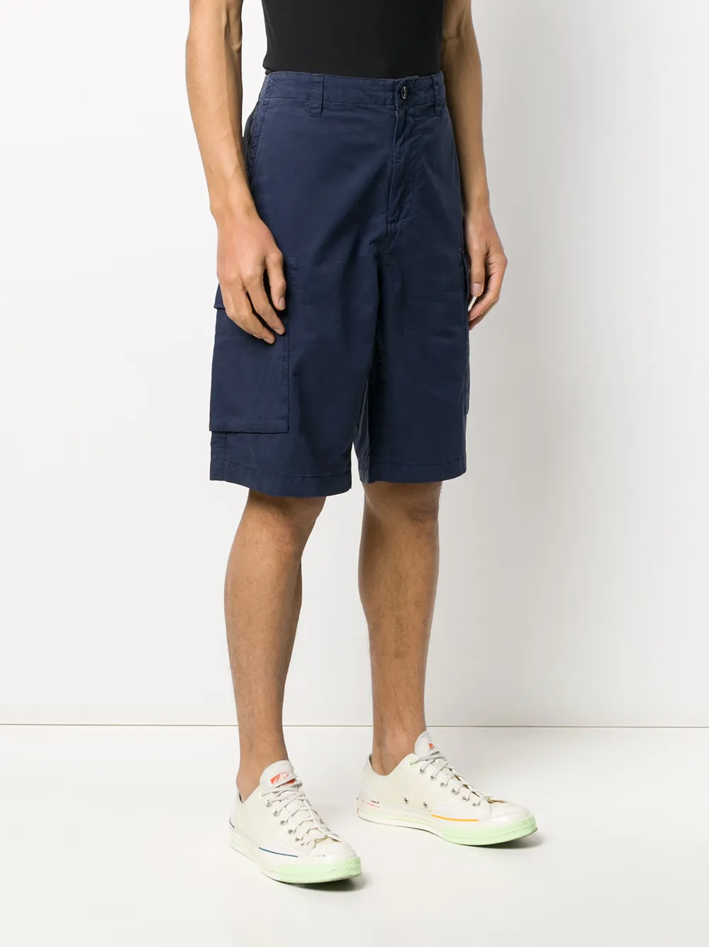  Woolrich Cargo Shorts Mit Lockerem Schnitt   Blau 