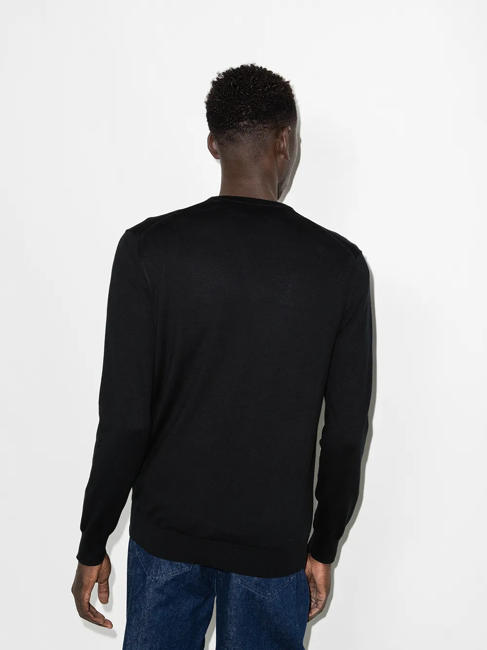  Polo Ralph Lauren Pullover Mit Logo Stickerei   Schwarz 