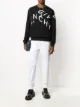 Image 2 of Givenchy refracted-design embroidered-logo sweatshirt