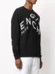 Givenchy refracted-design embroidered-logo sweatshirt