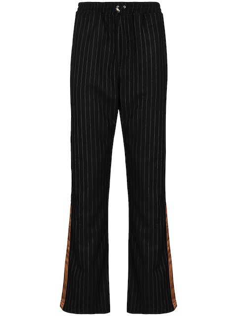 pinstripe drawstring pants