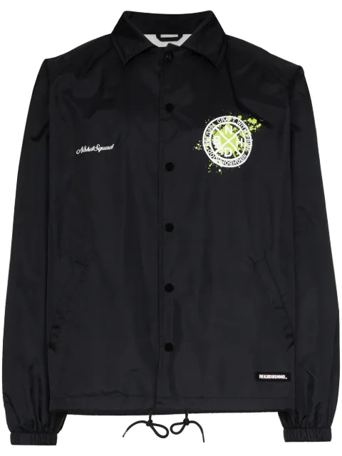 Neighborhood Brooks logo-print jacket
