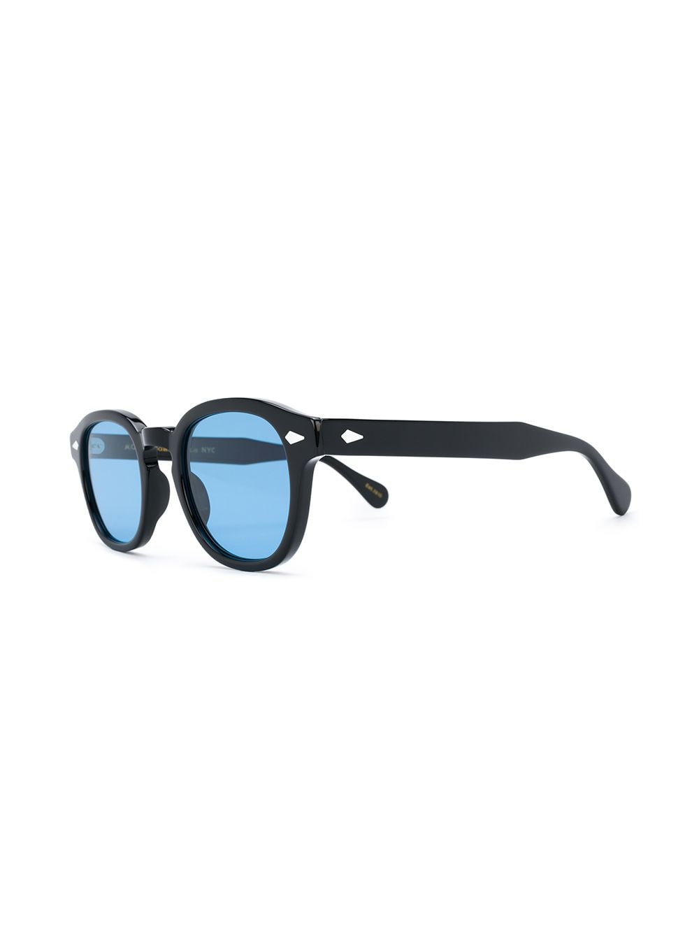 Moscot Lemtosh zonnebril met rond montuur - Zwart