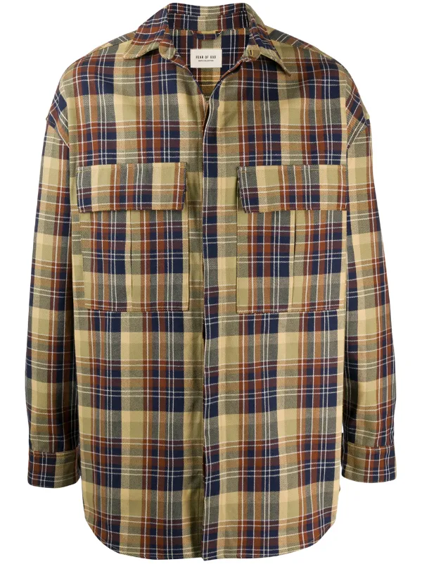 fear of god yellow flannel