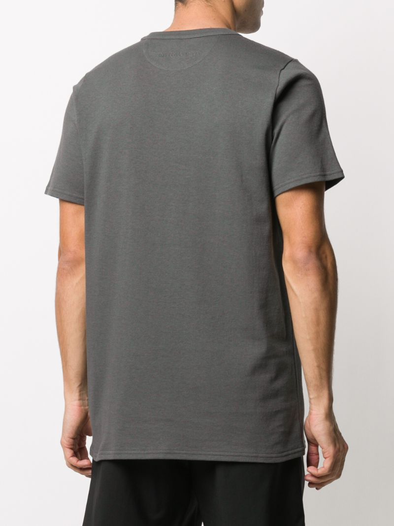 Shop Bottega Veneta Round Neck T-shirt In Grey