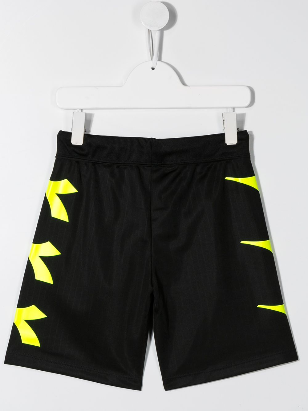 фото Diadora junior logo print jersey shorts