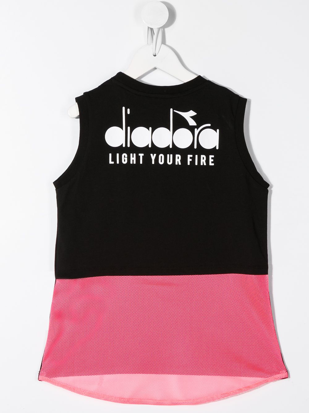 фото Diadora junior logo print sleeveless top