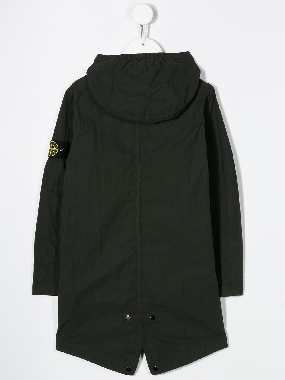 фото Stone island junior непромокаемая куртка с капюшоном