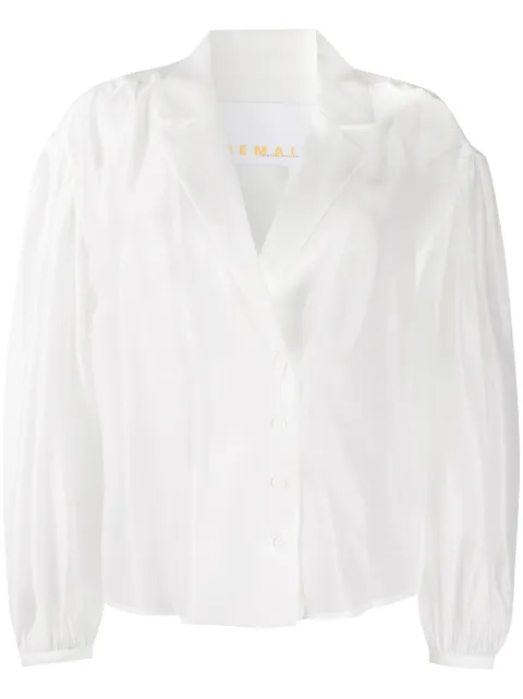 REMAIN blazer con doble botonadura
