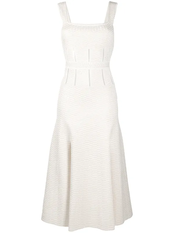 geometric midi dress