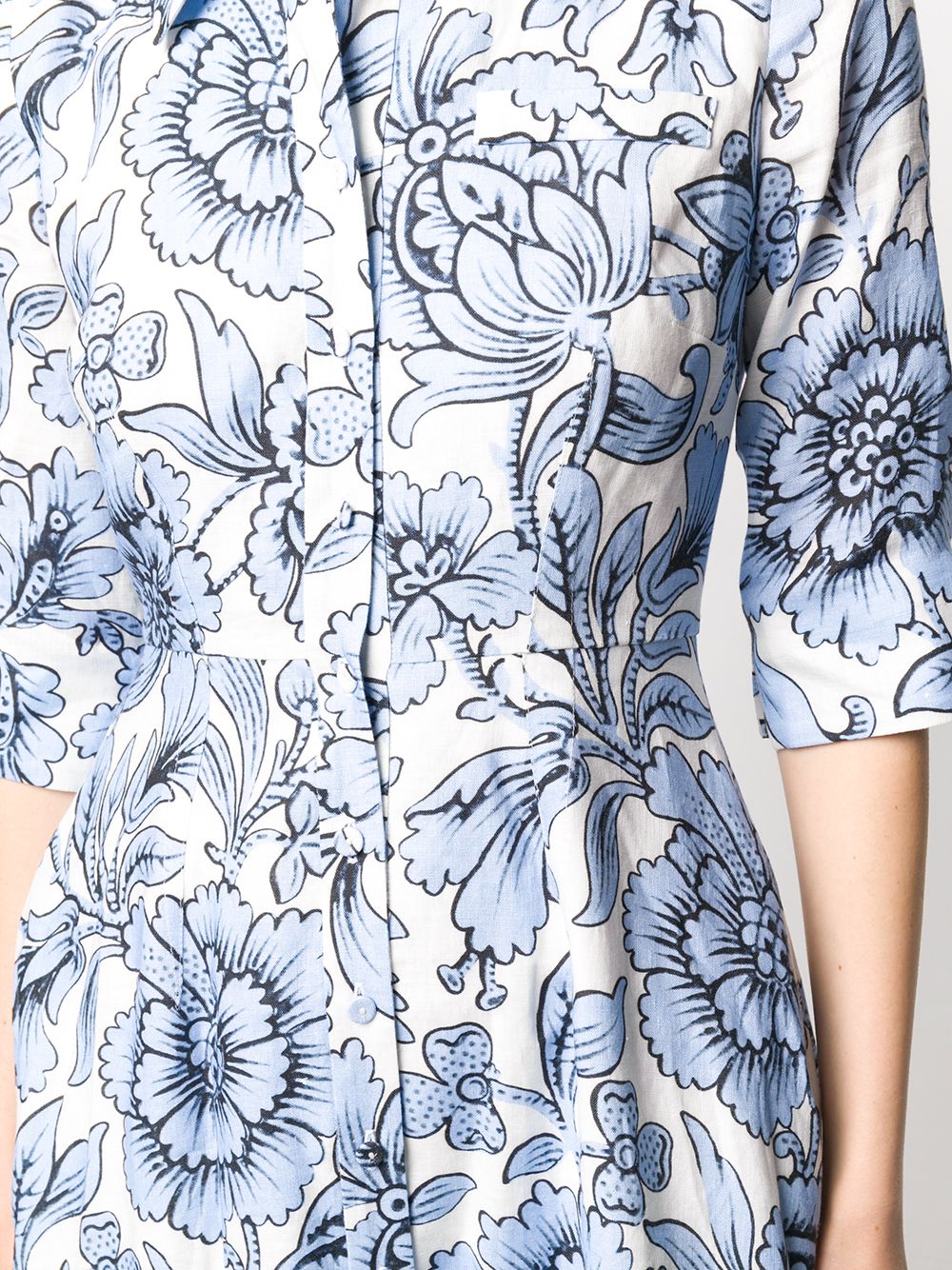 фото Erdem kasia floral-pattern dress