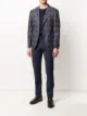 Image 2 of Tagliatore tartan lapel-pin blazer