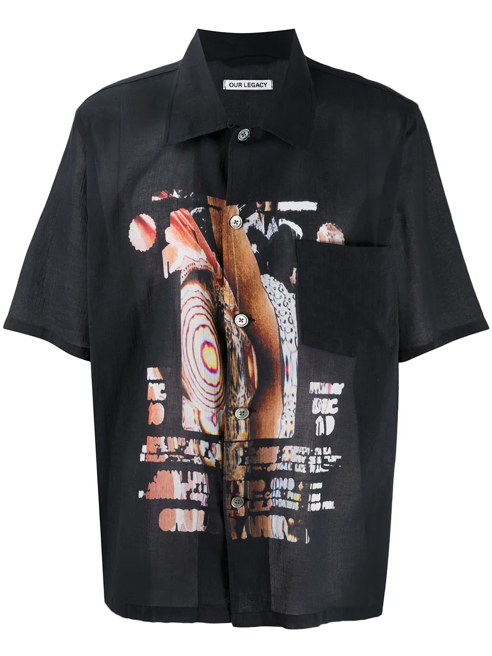 фото Our legacy peace crowd shortsleeved shirt