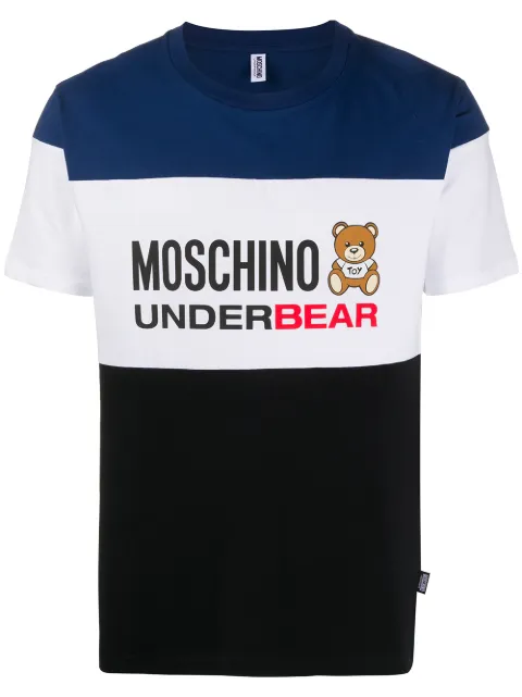 Moschino Underbear striped T-shirt