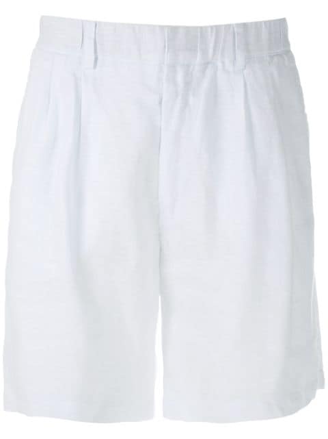 Handred linen pleated shorts