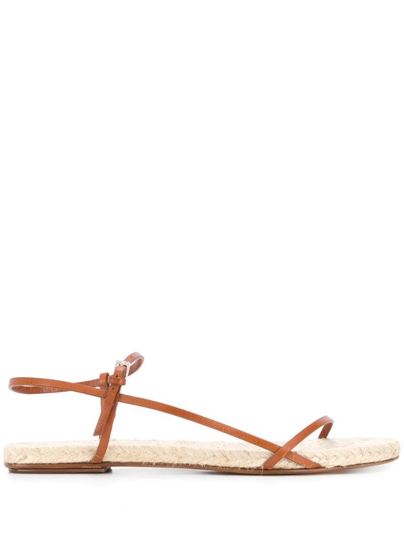 THE ROW FLAT ESPADRILLE SANDALS