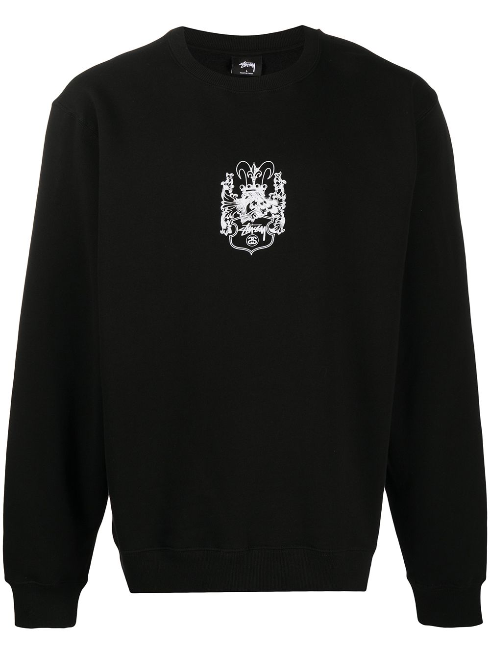 Stussy Logo-print Sweatshirt In Black