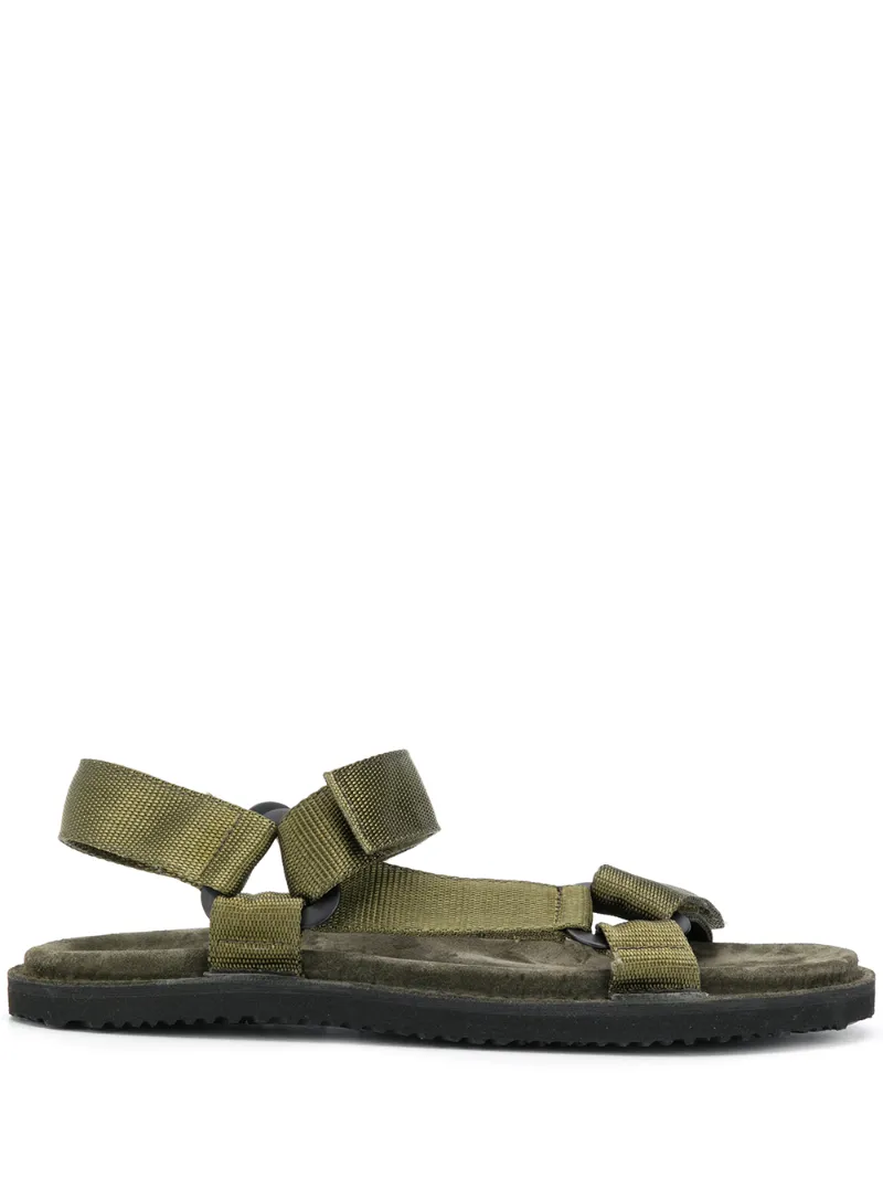 rubber strappy sandals