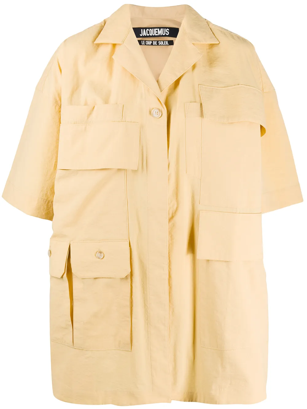 Jacquemus 'Vallon' Hemdkleid - Gelb