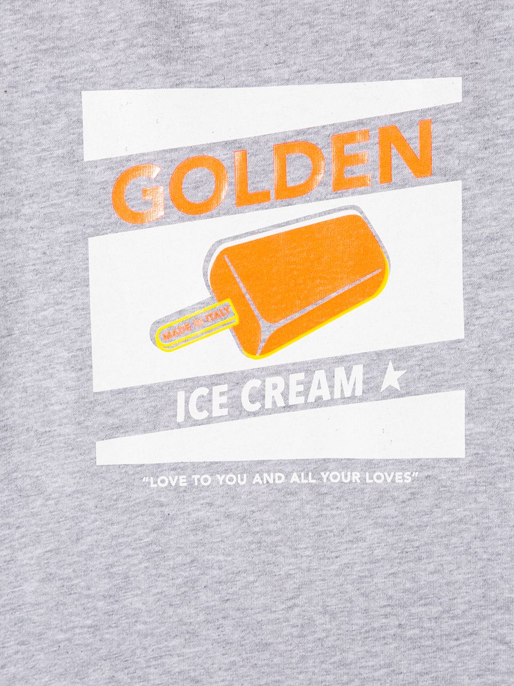 фото Golden goose kids футболка golden ice cream