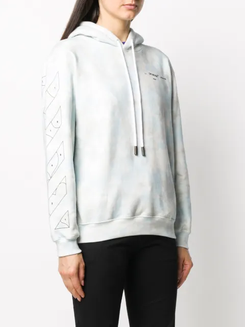 off white tie dye jumper