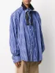 sacai striped long-sleeve shirt