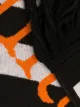 Off-White Schal mit Streifen