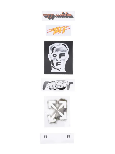 Off-White Masked-Face sticker set