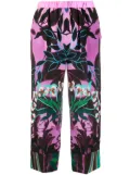Valentino Garavani Mirrored Orchid print culottes - Pink
