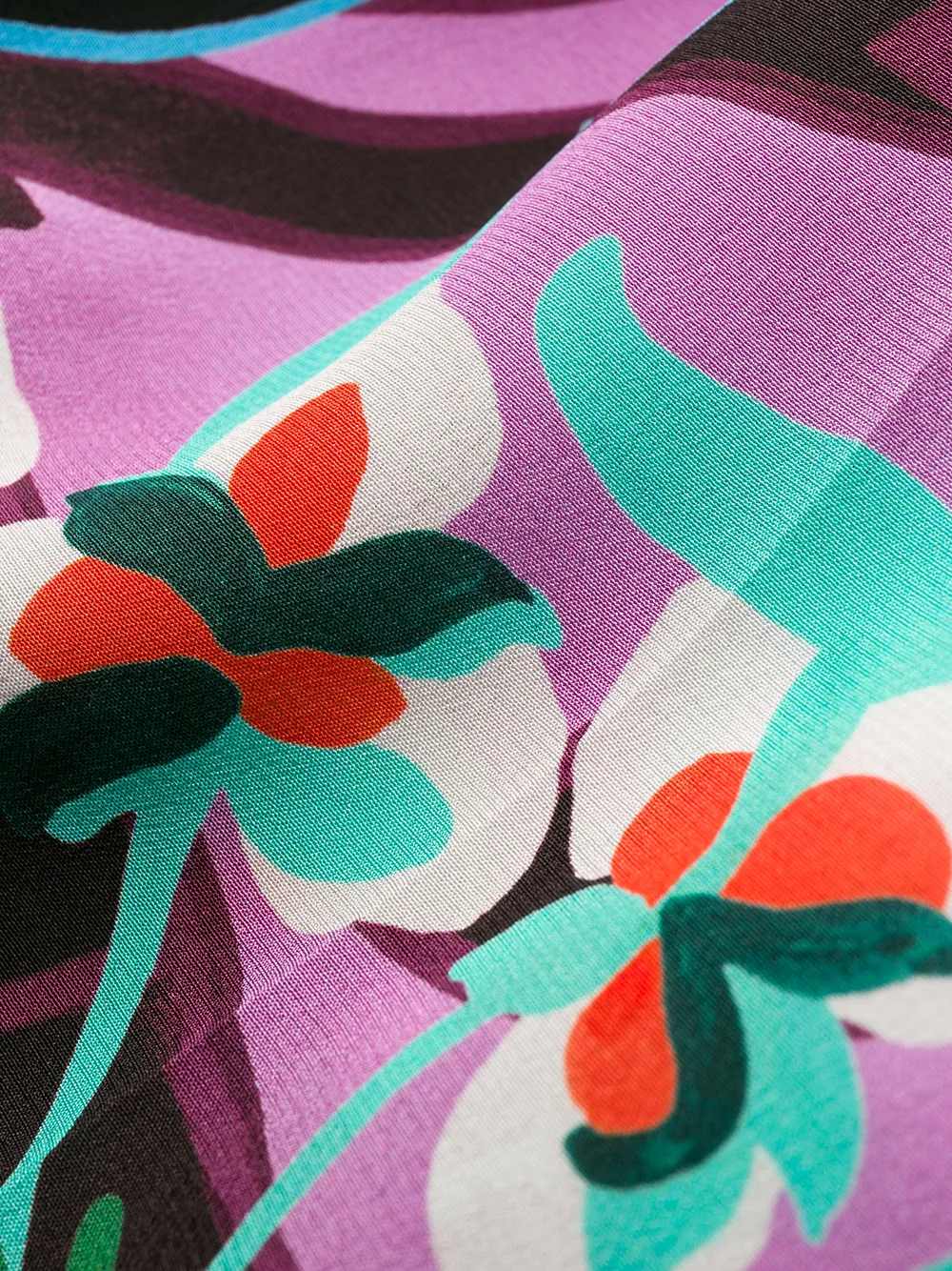 Valentino Garavani Mirrored Orchid プリント キュロット