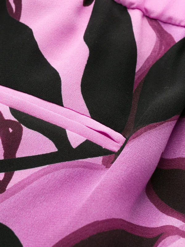 ヴァレンティノ　キュロット Valentino Garavani Mirrored Orchid プリント キュロット