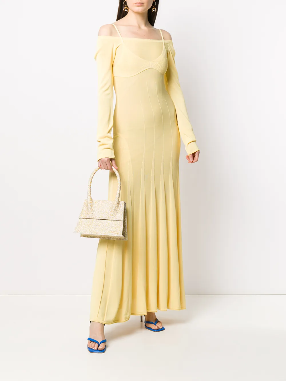 jacquemus yellow dress