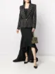 Image 2 of Alexandre Vauthier deep V-neck pinstripe jacket