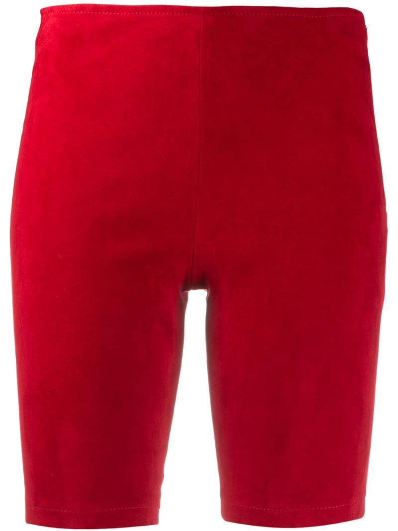 Manokhi Biker Shorts In Red