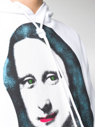 off white mona lisa print hoodie