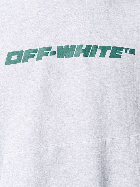 off white trellis worker hoodie