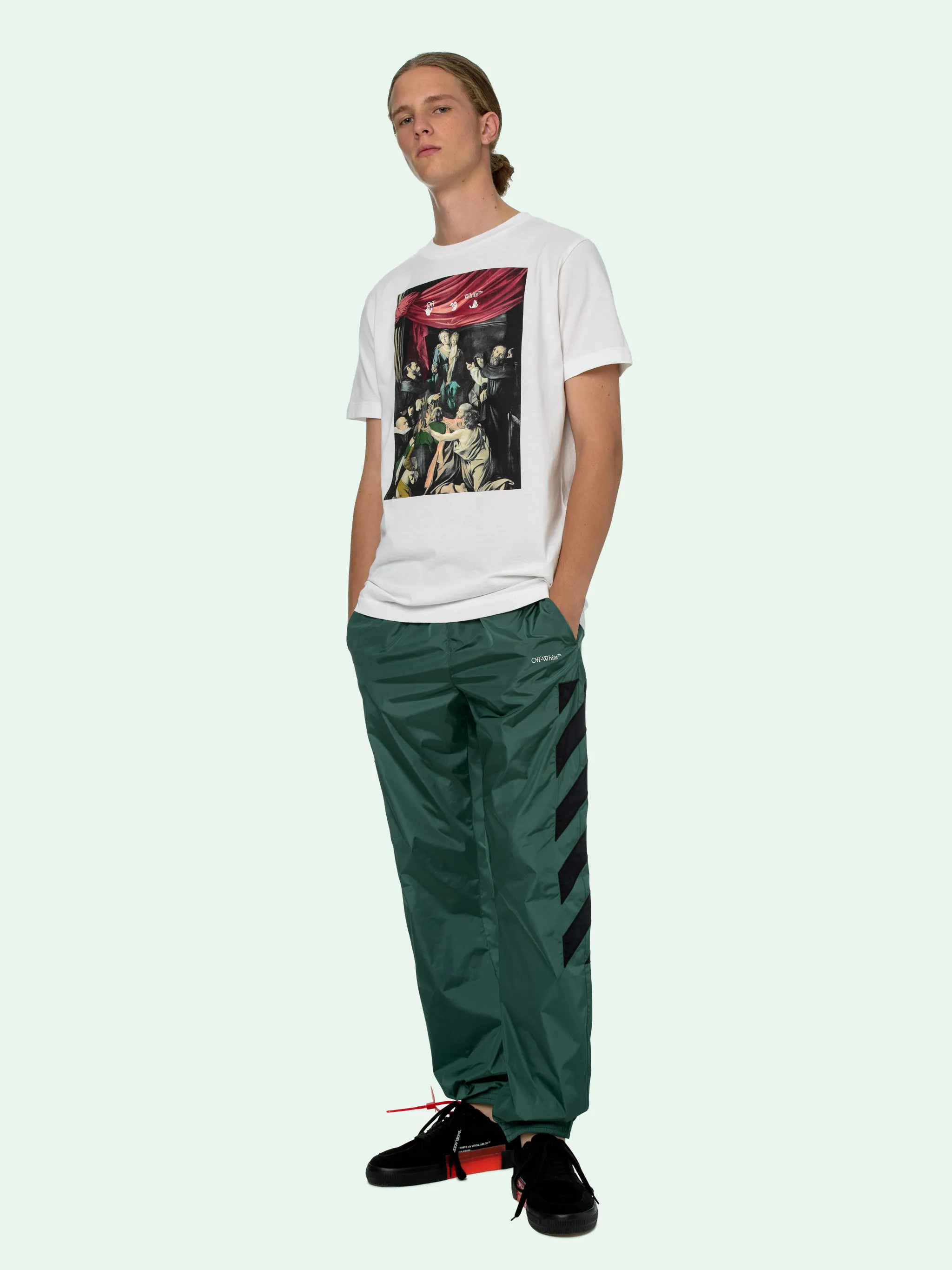 ブランド OFF-WHITE - OFF-WHITE Caravaggio S/S SLIM TEEの通販 by