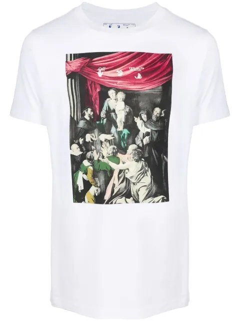 caravaggio off white tee