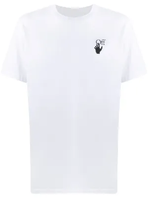 plain off white t shirt