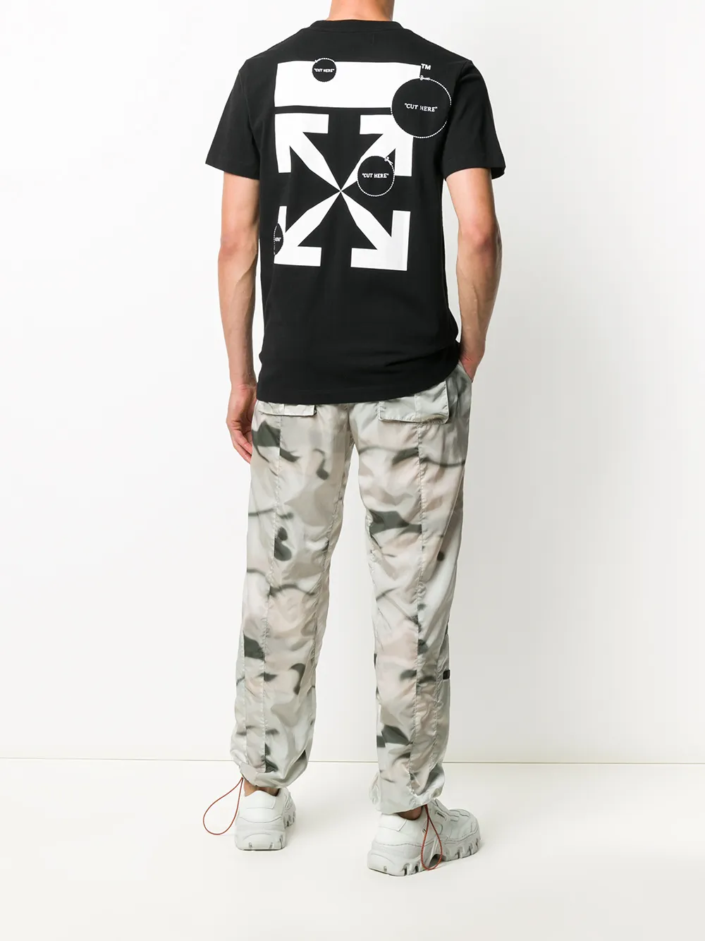 off white cut here shirt