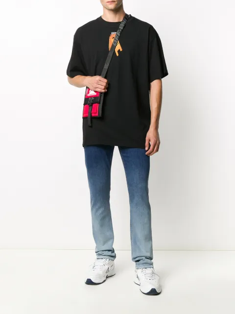 off white pascal skeleton tee