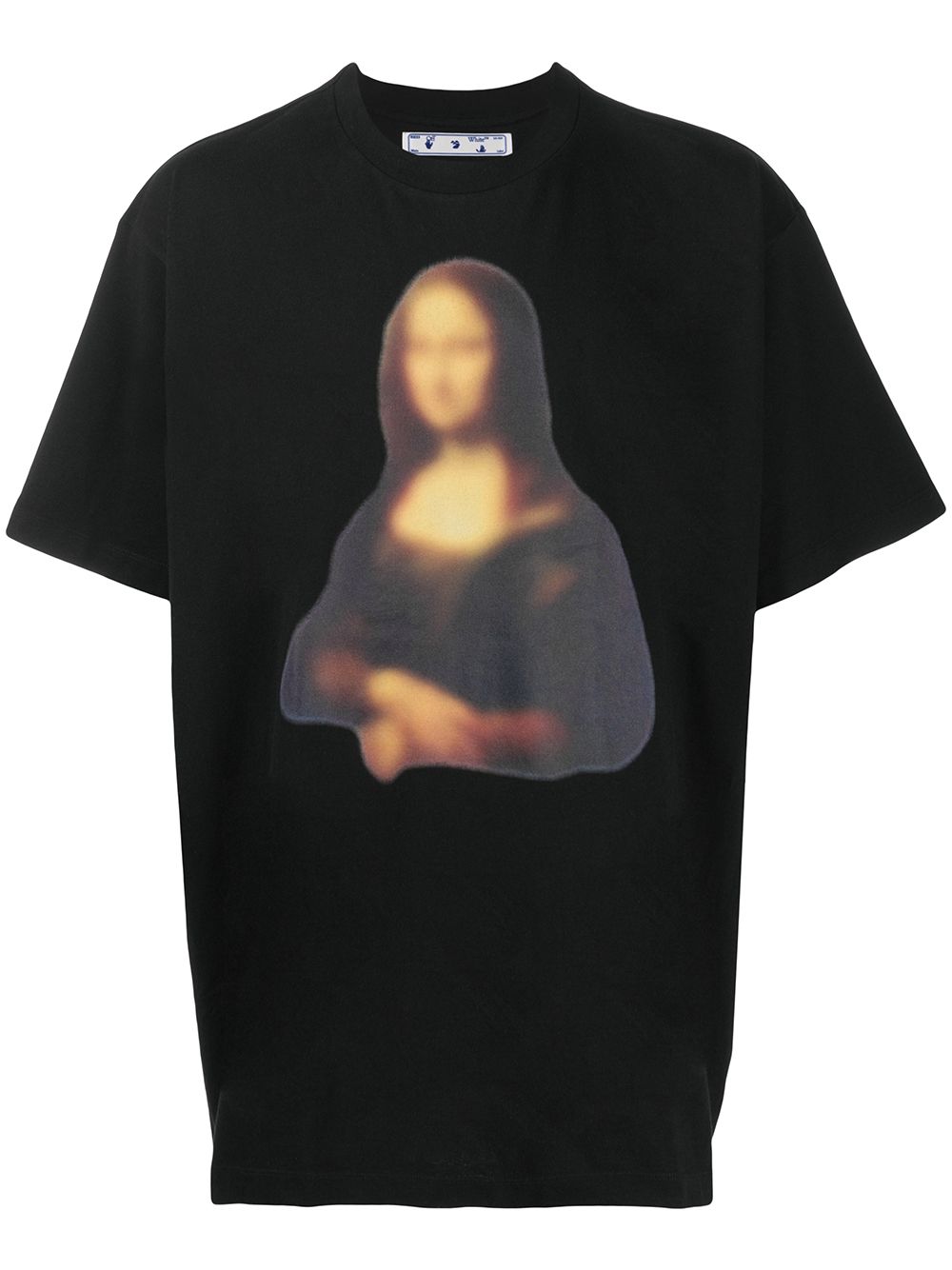 фото Off-white футболка с принтом blurred monalisa